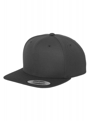 Шапка с козирка в тъмносиво Classic Snapback