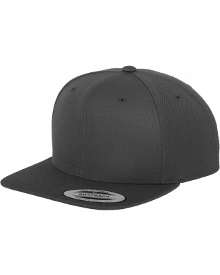 Шапка с козирка в тъмносиво Classic Snapback 