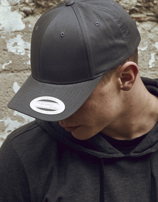 Шапка с козирка в цвят графит Curved Classic Snapback, Шапки с козирка - Lit.bg