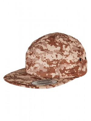 Шапка в бежов камуфлаж Urban Classics Multicam Jockey Cap 