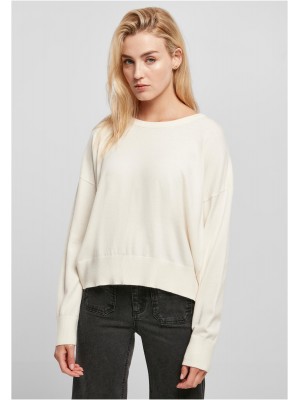 Широка дамска блуза в бял цвят Urban Classics Basic 