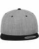 Сива шапка с козирка в черно Classic Snapback 2-Tone, Аксесоари - Lit.bg