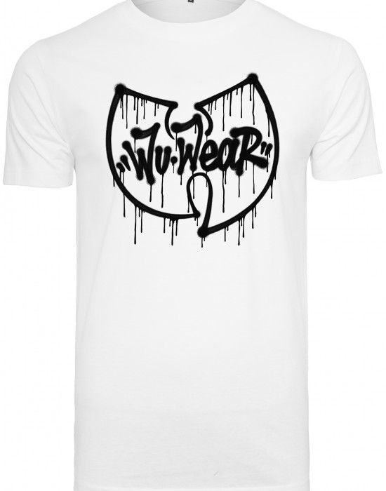 Тениска в бял цвят Wu Wear Dripping, Тениски - Lit.bg