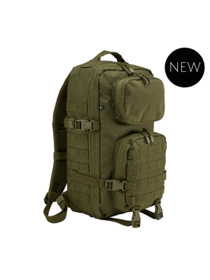 Туристическа раница в тъмнозелено Brandit US Cooper Patch Large