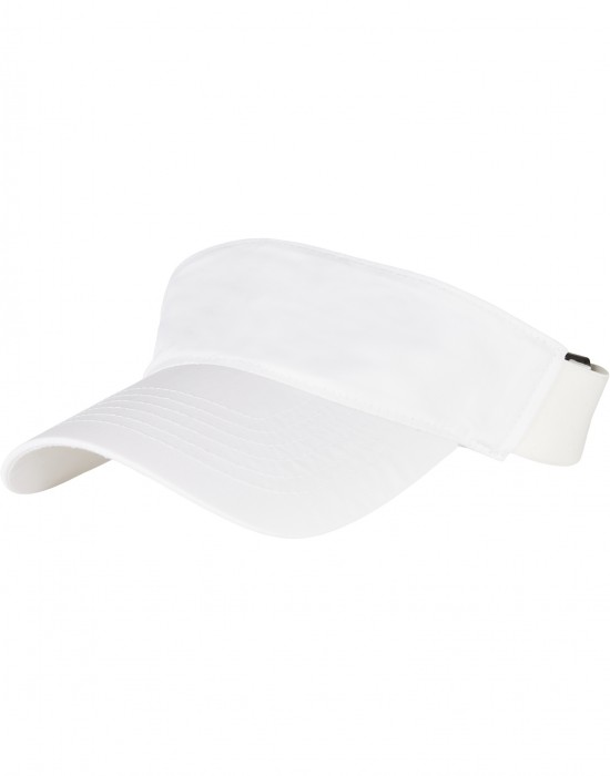 Визьор в бял цвят Urban Classocs Performance Visor Cap, Аксесоари - Lit.bg